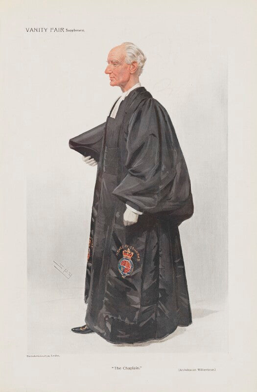 Albert basil orme wilberforce ('men of the day. no. 1153. "the chaplain."') npg d45467