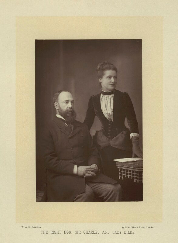 Sir charles wentworth dilke, 2nd bt; emilia francis (née strong), lady dilke npg x8701