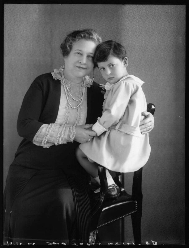 Mrs henry ('harry') greenstone; adrian gerald foley, 8th baron foley npg x124360