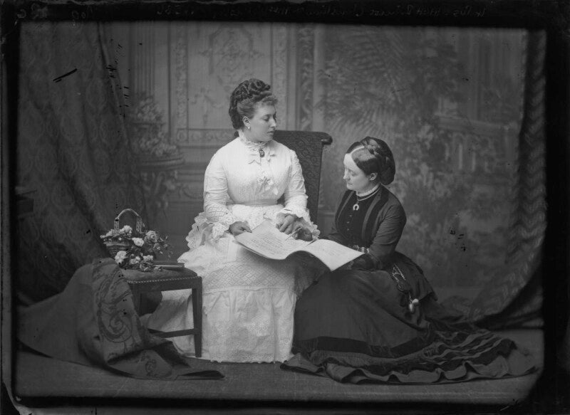 Princess helena augusta victoria of schleswig holstein; magdalen wellesley (née montagu) npg x95878