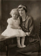 Hon. Mary Edith Percy; Stella Katherine Percy (née Drummond), Lady Percy of Newcastle NPG x84479