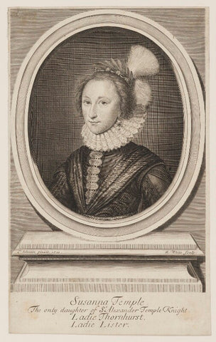 Susanna Lister (née Temple), Lady Lister NPG D37363