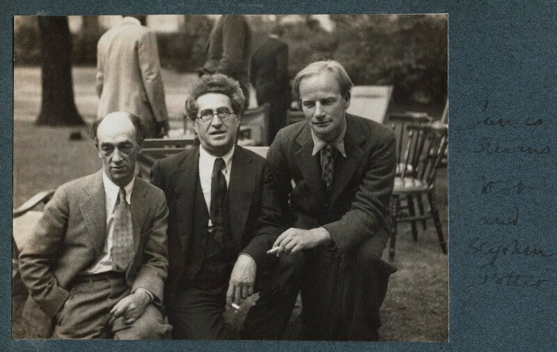 James stephens; samuel solomonovich ('kot') koteliansky; stephen potter npg ax143883