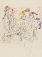 E.Q. Nicholson; Eveleen ('Eve') Clarke (née Myers) NPG 6314