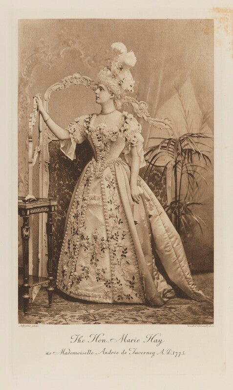 (agnes blanche) marie (née hay drummond), baroness von hindenburg as mademoiselle andrée de taverney a.d. 1775 npg ax41240