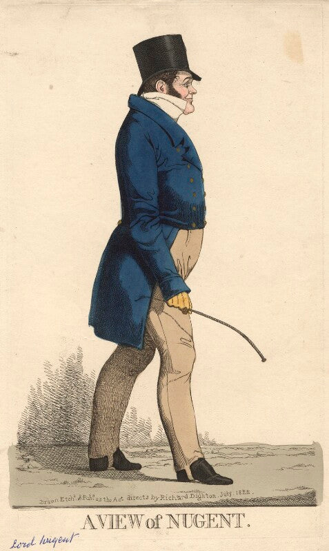 'a view of nugent' (george nugent grenville, baron nugent) npg d13530
