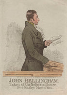 John Bellingham ('John Bellingham, taken at the Sessions House Old Bailey, May 15 1812') NPG D13488