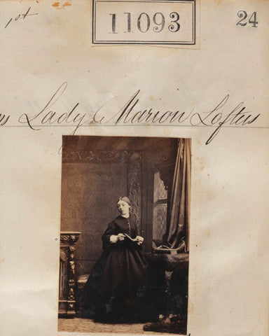 Lady Marion Jane Springfield (née Loftus, later Bourne, later Buchanan, later Weller) NPG Ax60793