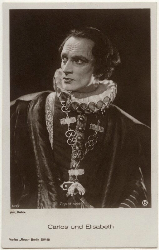 Conrad veidt as don carlos in 'carlos and elisabeth' npg x139836