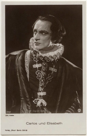 Conrad Veidt as Don Carlos in 'Carlos and Elisabeth' NPG x139836