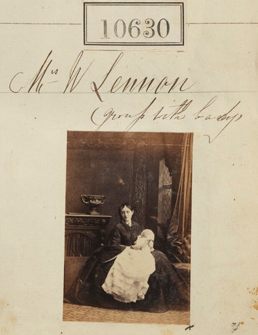 Mrs W. Lennon (Group with baby) NPG Ax60344