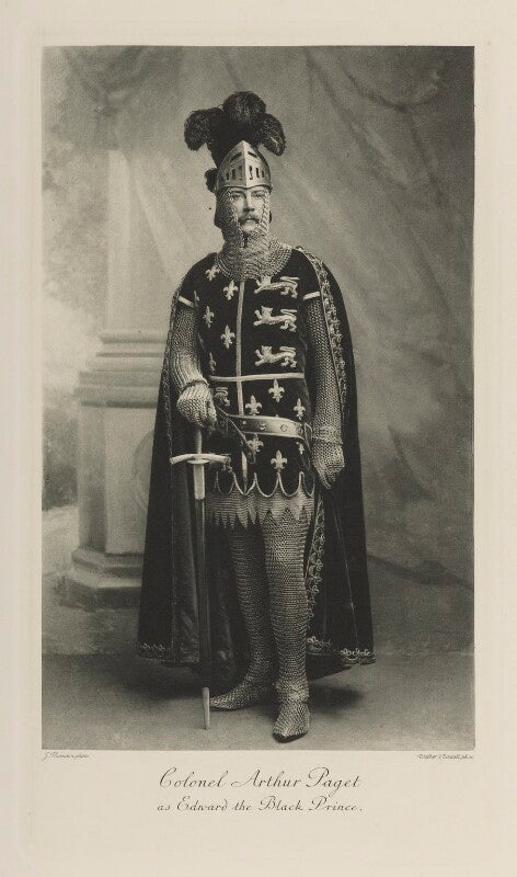 Sir arthur henry fitzroy paget as edward, the black prince npg ax41155