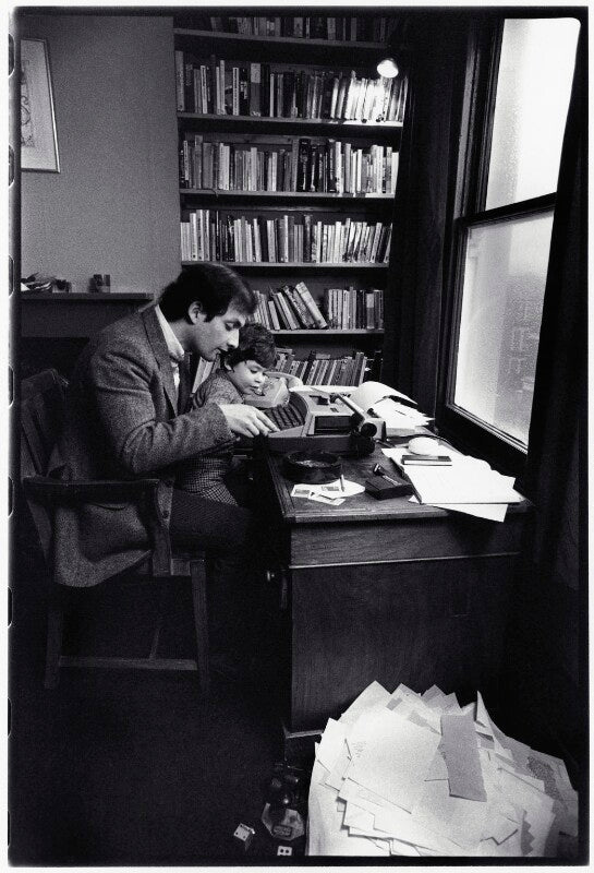 Salman rushdie; zafir rushdie npg x132538