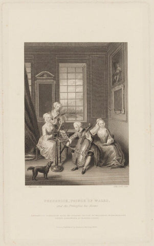 'Frederick, Prince of Wales, and the Princesses, his sisters' NPG D39141