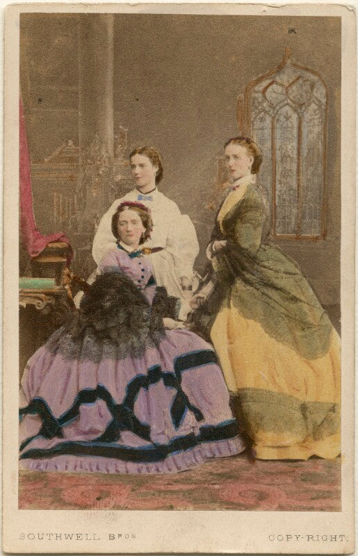 Louise, queen of denmark; maria feodorovna, empress of russia (princess dagmar); queen alexandra npg ax46723