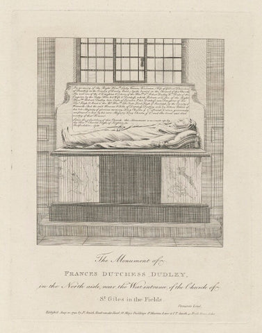 Tomb of Lady Frances Kniveton (née Dudley) NPG D35598