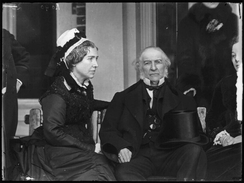 Catherine gladstone (née glynne); william ewart gladstone npg x96225
