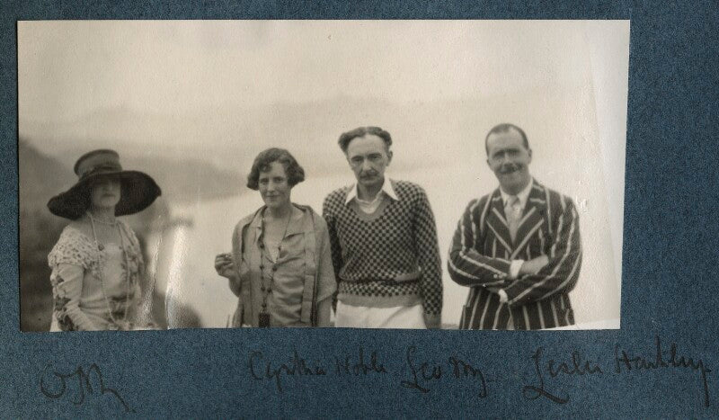 Lady ottoline morrell; cynthia noble; leopold hamilton myers; l.p. hartley npg ax142905