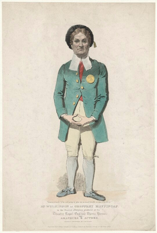 James pimbury wilkinson as geoffrey muffincap in sheridan's 'amateurs and actors' npg d37532