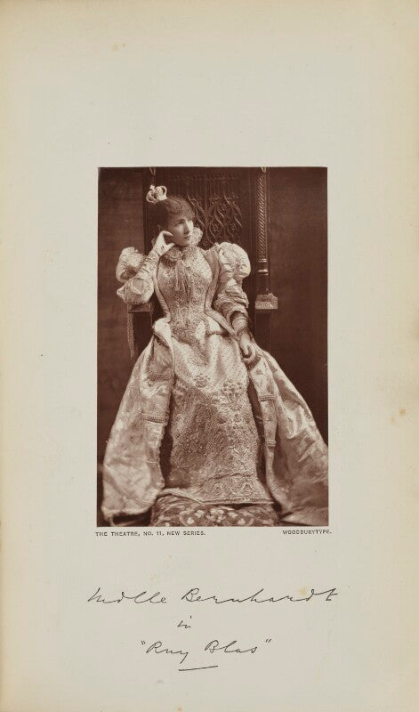 Sarah bernhardt as doña maria in 'ruy blas' npg ax129598