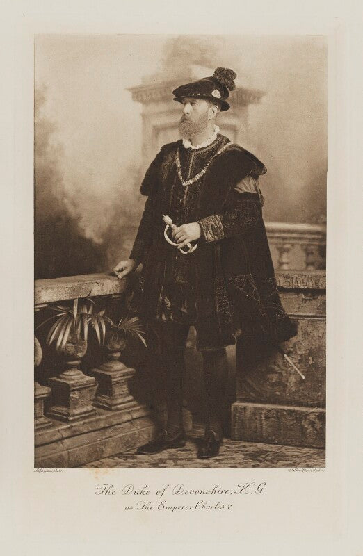 Spencer compton cavendish, 8th duke of devonshire as the emperor charles v npg ax41002