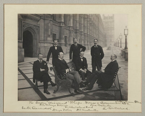 'The Seven "Unionist" Whips, House of Commons 1902' NPG x135306