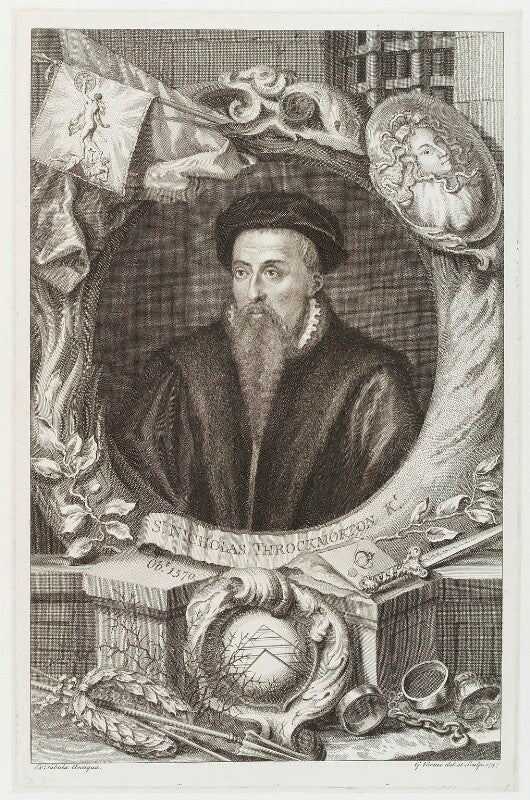 Sir nicholas throckmorton npg d19576