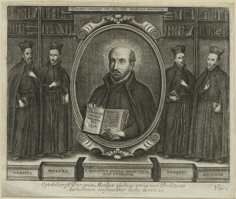 Ignatius loyola and 4 jesuit followers npg d24792