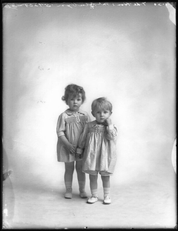 Hon. jessica gwendolen koppel (née st aubyn); john francis arthur st aubyn, 4th baron st levan npg x75198