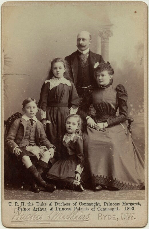 The duke and duchess of connaught with their children npg x36196
