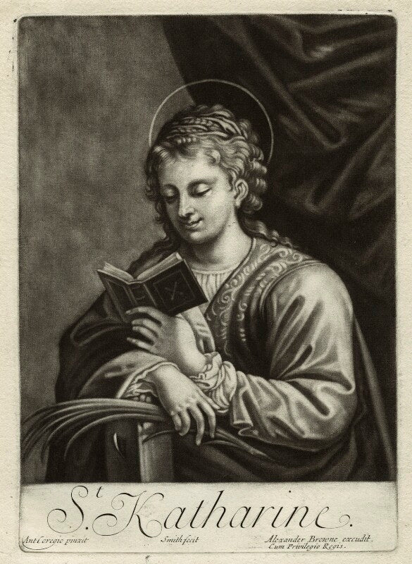 St catherine reading npg d11457