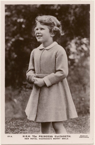 'H.R.H. The Princess Elizabeth. Her Royal Highness's Merry Smile' (Queen Elizabeth II) NPG x193144