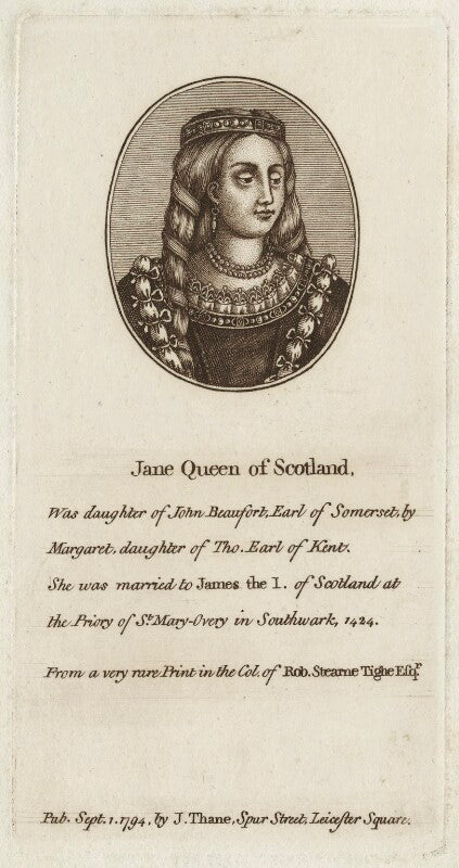 Joan, queen of scotland npg d23896
