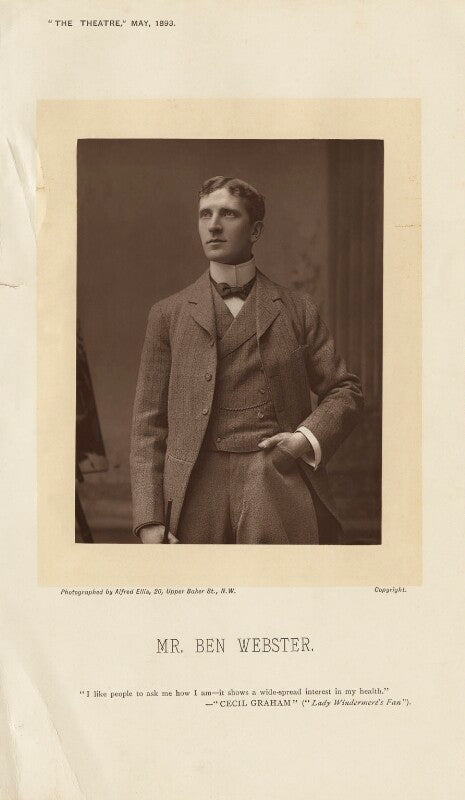 Benjamin webster npg x27314