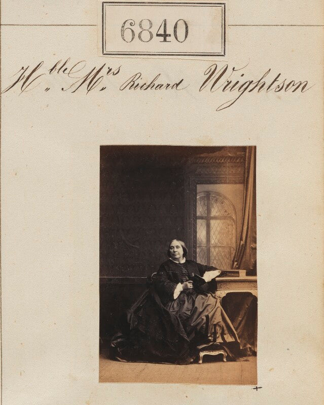 Hon. elizabeth augusta wrightson (née de grey) npg ax56763