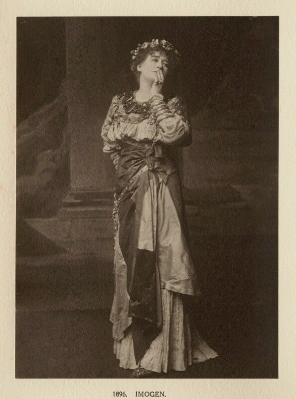 Ellen terry as imogen in 'cymbeline' npg ax131321