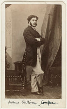 Sir Arthur Seymour Sullivan NPG Ax38149