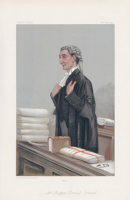 Rufus isaacs, 1st marquess of reading ('men of the day. no. 908. "rufus"') npg d45210