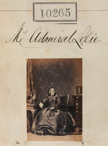 Mrs Admiral Leslie NPG Ax59979