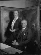 Nancy Astor, Viscountess Astor; Waldorf Astor, 2nd Viscount Astor NPG x31172