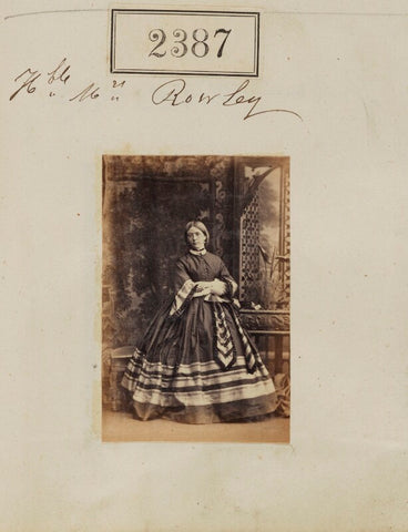 Maria Louisa (née Vanneck), Lady Rowley NPG Ax51774