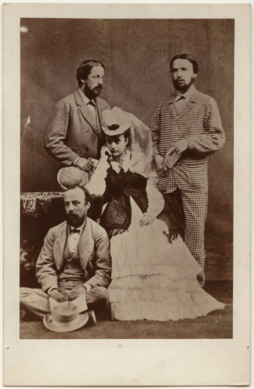 Hardinge hay cameron; ewen wrottesley hay cameron; annie cameron (née chinery); eugene hay cameron npg x18058