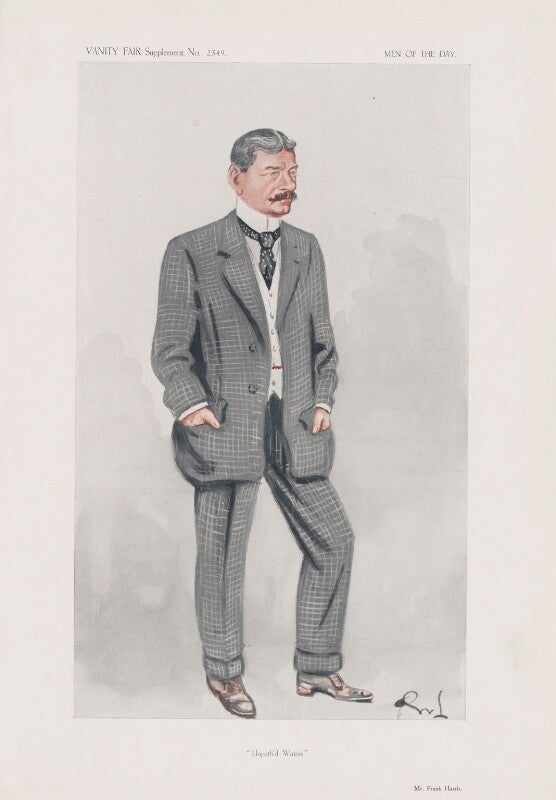 Frank harris ('men of the day. no. 2349. "unpath'd waters."') npg d45739