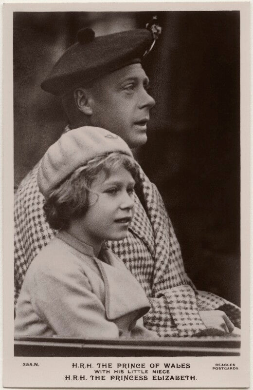 Queen elizabeth ii; prince edward, duke of windsor (king edward viii) npg x138844