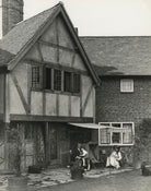 G.K. Chesterton; Frances Alice Chesterton (née Blogg) and Peter Hubert Walter Oldershaw NPG x127167