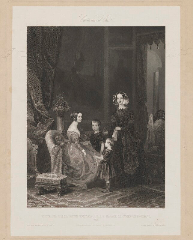 Visit of queen victoria to the duchesse d'orléans npg d33629