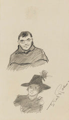 Two unknown sitters at the wedding of Miriam Janet Browne and Frederick John Gwynn NPG D43243