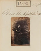 Miss A. Gordon NPG Ax63731
