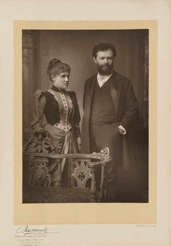 Lillian june henshel (née bailey); sir george henschel npg ax5546