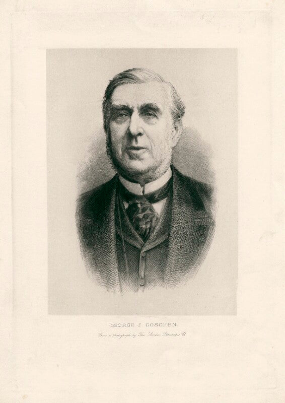 George joachim goschen, 1st viscount goschen npg d2791